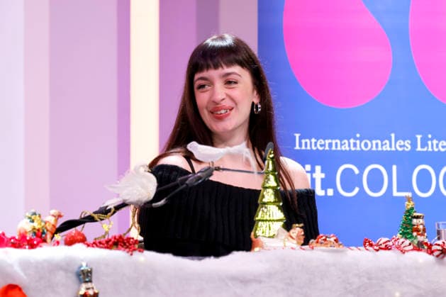 Actress Nellie Thalbach at the Lit Cologne special event Christmas with the Thalbach family at the Flora Cologne, 12 12 2025 NRW Germany Copyright: xChristophxHardtx