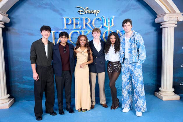 Percy Jackson and the Olympians’ Madrid Premiere - Spain Charlie Bushnell, Aryan Simhadri, Leah Sava Jeffries, Walker Scobell, Dior Goodjohn, Daniel Diemer attends ‘Percy Jackson and the Olympians’ Premiere during a Fan Event at Calderon Theatre on December 13, 2025 in Madrid, Spain. Photo by ABACAPRESS.COM Madrid Madrid Spain  Copyright: xABACAx
