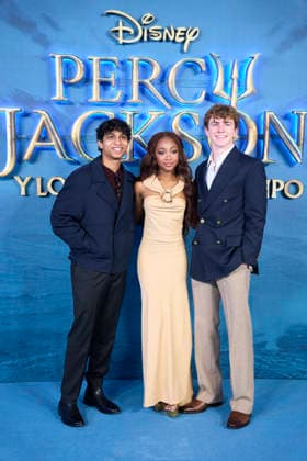 Percy Jackson and the Olympians’ Madrid Premiere - Spain Aryan Simhadri, Leah Sava Jeffries, Walker Scobell attends ‘Percy Jackson and the Olympians’ Premiere during a Fan Event at Calderon Theatre on December 13, 2025 in Madrid, Spain. Photo by ABACAPRESS.COM Madrid Madrid Spain  Copyright: xABACAx
