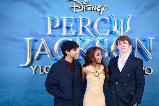 Percy Jackson and the Olympians’ Madrid Premiere - Spain Aryan Simhadri, Leah Sava Jeffries, Walker Scobell attends ‘Percy Jackson and the Olympians’ Premiere during a Fan Event at Calderon Theatre on December 13, 2025 in Madrid, Spain. Photo by ABACAPRESS.COM Madrid Madrid Spain  Copyright: xABACAx