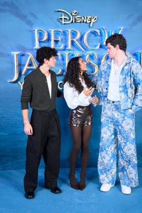 Percy Jackson and the Olympians’ Madrid Premiere - Spain Charlie Bushnell, Dior Goodjohn, Daniel Diemer attends ‘Percy Jackson and the Olympians’ Premiere during a Fan Event at Calderon Theatre on December 13, 2025 in Madrid, Spain. Photo by ABACAPRESS.COM Madrid Madrid Spain  Copyright: xABACAx