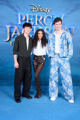 Percy Jackson and the Olympians’ Madrid Premiere - Spain Charlie Bushnell, Dior Goodjohn, Daniel Diemer attends ‘Percy Jackson and the Olympians’ Premiere during a Fan Event at Calderon Theatre on December 13, 2025 in Madrid, Spain. Photo by ABACAPRESS.COM Madrid Madrid Spain  Copyright: xABACAx