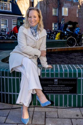 13-12-2025 Wassenaar Princess Margarita de Bourbon Parme at the opening of the renovated Wassenaar shopping center, De Langstraat, in her hometown Wassenaar. Â  Copyright: xPPEx