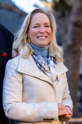 13-12-2025 Wassenaar Princess Margarita de Bourbon Parme at the opening of the renovated Wassenaar shopping center, De Langstraat, in her hometown Wassenaar. Â  Copyright: xPPEx