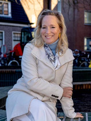 13-12-2025 Wassenaar Princess Margarita de Bourbon Parme at the opening of the renovated Wassenaar shopping center, De Langstraat, in her hometown Wassenaar. Â  Copyright: xPPEx
