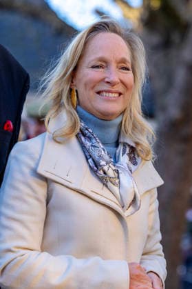 13-12-2025 Wassenaar Princess Margarita de Bourbon Parme at the opening of the renovated Wassenaar shopping center, De Langstraat, in her hometown Wassenaar. Â  Copyright: xPPEx