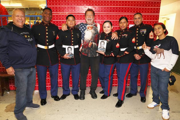44th Annual Miracle on 1st Street Christmas Toy Giveaway at Hollenbeck Youth Center Featuring: Daniel Hernandez, Arnold Schwarzenegger, US Marines Where: Los Angeles, California, United States When: 13 Dec 2025 Credit: Faye s Vision Cover Images EDITORIAL USE ONLY. NOT FOR USE BY NEWSPAPERS BASED IN THE UK. Copyright: xx coverimg55336746