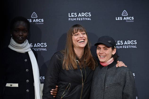 Opening Ceremony - Les Arcs Film Festival. FC LES ARCS, FRANCE - DECEMBER 13 Anyier Anei, Alice Winocour and Ella Rumpf attends the Opening Ceremony of the Les Arcs Film Festival on December 13, 2025 in Les Arcs, France.. Photo by Franck Castel ABACAPRESS.COM Les Arcs France  Copyright: xCastelxFranck ABACAx