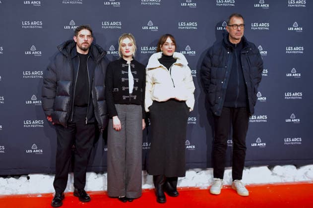Opening Ceremony - Les Arcs Film Festival. FC LES ARCS, FRANCE - DECEMBER 13 Damien Bonnard, Nadia Tereszkiewics, Monia Chokri and Dominik Moll attends the Opening Ceremony of the Les Arcs Film Festival on December 13, 2025 in Les Arcs, France.. Photo by Franck Castel ABACAPRESS.COM Les Arcs France  Copyright: xCastelxFranck ABACAx