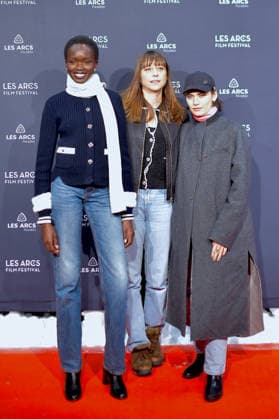 Opening Ceremony - Les Arcs Film Festival. FC LES ARCS, FRANCE - DECEMBER 13 Anyier Anei, Alice Winocour and Ella Rumpf attends the Opening Ceremony of the Les Arcs Film Festival on December 13, 2025 in Les Arcs, France.. Photo by Franck Castel ABACAPRESS.COM Les Arcs France  Copyright: xCastelxFranck ABACAx
