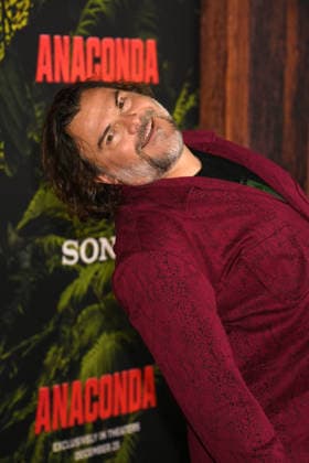 LOS ANGELES, CA - DECEMBER 13: Jack Black at the premiere Of Anaconda at The United Theater In Los Angeles, California on On December 13, 2025 . Copyright: xJeffreyxMayerx