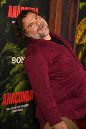 LOS ANGELES, CA - DECEMBER 13: Jack Black at the premiere Of Anaconda at The United Theater In Los Angeles, California on On December 13, 2025 . Copyright: xJeffreyxMayerx