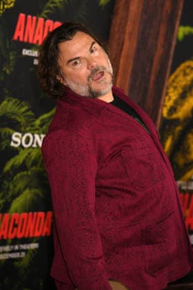 LOS ANGELES, CA - DECEMBER 13: Jack Black at the premiere Of Anaconda at The United Theater In Los Angeles, California on On December 13, 2025 . Copyright: xJeffreyxMayerx