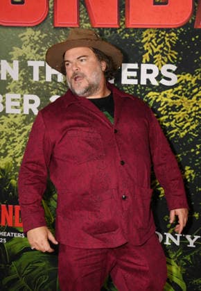 LOS ANGELES, CA - DECEMBER 13: Jack Black at the premiere Of Anaconda at The United Theater In Los Angeles, California on On December 13, 2025 . Copyright: xJeffreyxMayerx