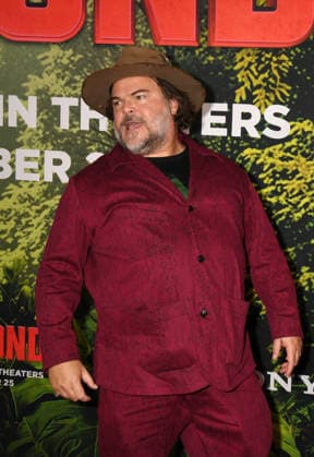 LOS ANGELES, CA - DECEMBER 13: Jack Black at the premiere Of Anaconda at The United Theater In Los Angeles, California on On December 13, 2025 . Copyright: xJeffreyxMayerx