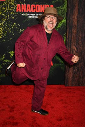 LOS ANGELES, CA - DECEMBER 13: Jack Black at the premiere Of Anaconda at The United Theater In Los Angeles, California on On December 13, 2025 . Copyright: xJeffreyxMayerx