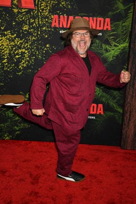 LOS ANGELES, CA - DECEMBER 13: Jack Black at the premiere Of Anaconda at The United Theater In Los Angeles, California on On December 13, 2025 . Copyright: xJeffreyxMayerx
