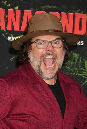 LOS ANGELES, CA - DECEMBER 13: Jack Black at the premiere Of Anaconda at The United Theater In Los Angeles, California on On December 13, 2025 . Copyright: xJeffreyxMayerx