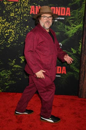 LOS ANGELES, CA - DECEMBER 13: Jack Black at the premiere Of Anaconda at The United Theater In Los Angeles, California on On December 13, 2025 . Copyright: xJeffreyxMayerx