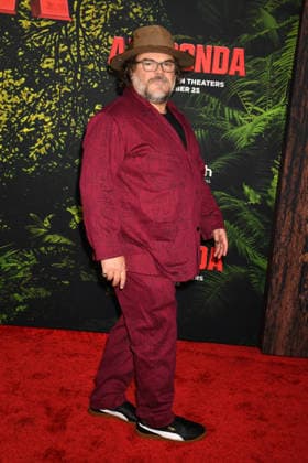 LOS ANGELES, CA - DECEMBER 13: Jack Black at the premiere Of Anaconda at The United Theater In Los Angeles, California on On December 13, 2025 . Copyright: xJeffreyxMayerx