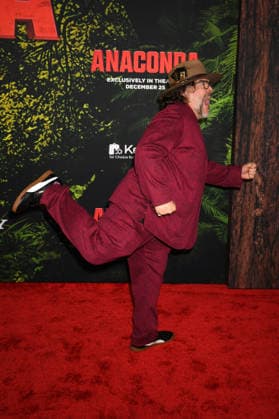 LOS ANGELES, CA - DECEMBER 13: Jack Black at the premiere Of Anaconda at The United Theater In Los Angeles, California on On December 13, 2025 . Copyright: xJeffreyxMayerx