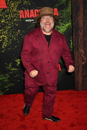LOS ANGELES, CA - DECEMBER 13: Jack Black at the premiere Of Anaconda at The United Theater In Los Angeles, California on On December 13, 2025 . Copyright: xJeffreyxMayerx