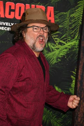 LOS ANGELES, CA - DECEMBER 13: Jack Black at the premiere Of Anaconda at The United Theater In Los Angeles, California on On December 13, 2025 . Copyright: xJeffreyxMayerx