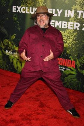 LOS ANGELES, CA - DECEMBER 13: Jack Black at the premiere Of Anaconda at The United Theater In Los Angeles, California on On December 13, 2025 . Copyright: xJeffreyxMayerx
