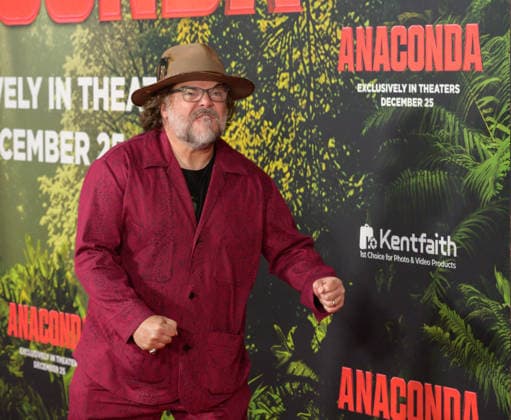 Anaconda Premiere - Los Angeles, USA LOS ANGELES, USA. December 13, 2025: Jack Black at the premiere of Anaconda at the United Theatre. Los Angeles CA USA  Copyright: xPaulxSmith Featureflashx