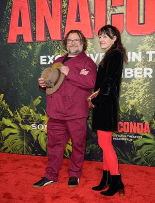 Anaconda Premiere - Los Angeles, USA LOS ANGELES, USA. December 13, 2025: Jack Black & Tanya Haden at the premiere of Anaconda at the United Theatre. Los Angeles CA USA  Copyright: xPaulxSmith Featureflashx