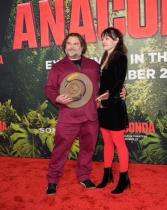 Anaconda Premiere - Los Angeles, USA LOS ANGELES, USA. December 13, 2025: Jack Black & Tanya Haden at the premiere of Anaconda at the United Theatre. Los Angeles CA USA  Copyright: xPaulxSmith Featureflashx