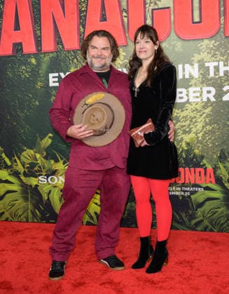 Anaconda Premiere - Los Angeles, USA LOS ANGELES, USA. December 13, 2025: Jack Black & Tanya Haden at the premiere of Anaconda at the United Theatre. Los Angeles CA USA  Copyright: xPaulxSmith Featureflashx