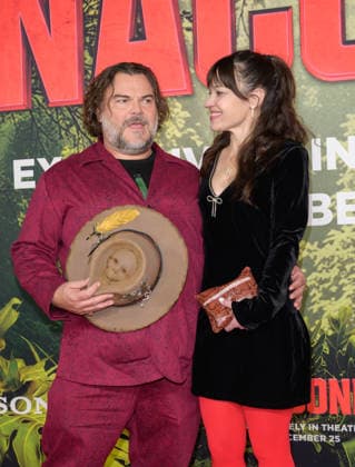 Anaconda Premiere - Los Angeles, USA LOS ANGELES, USA. December 13, 2025: Jack Black & Tanya Haden at the premiere of Anaconda at the United Theatre. Los Angeles CA USA  Copyright: xPaulxSmith Featureflashx