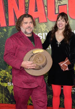 Anaconda Premiere - Los Angeles, USA LOS ANGELES, USA. December 13, 2025: Jack Black & Tanya Haden at the premiere of Anaconda at the United Theatre. Los Angeles CA USA  Copyright: xPaulxSmith Featureflashx