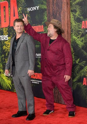 Anaconda Premiere - Los Angeles, USA LOS ANGELES, USA. December 13, 2025: Jack Black & Steve Zahn at the premiere of Anaconda at the United Theatre. Los Angeles CA USA  Copyright: xPaulxSmith Featureflashx