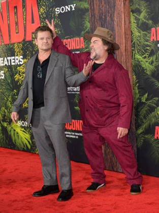 Anaconda Premiere - Los Angeles, USA LOS ANGELES, USA. December 13, 2025: Jack Black & Steve Zahn at the premiere of Anaconda at the United Theatre. Los Angeles CA USA  Copyright: xPaulxSmith Featureflashx