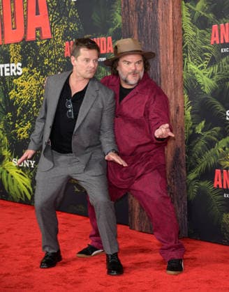 Anaconda Premiere - Los Angeles, USA LOS ANGELES, USA. December 13, 2025: Jack Black & Steve Zahn at the premiere of Anaconda at the United Theatre. Los Angeles CA USA  Copyright: xPaulxSmith Featureflashx