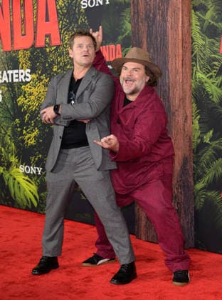 Anaconda Premiere - Los Angeles, USA LOS ANGELES, USA. December 13, 2025: Jack Black & Steve Zahn at the premiere of Anaconda at the United Theatre. Los Angeles CA USA  Copyright: xPaulxSmith Featureflashx