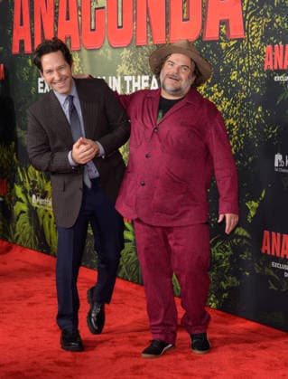 Anaconda Premiere - Los Angeles, USA LOS ANGELES, USA. December 13, 2025: Paul Rudd & Jack Black at the premiere of Anaconda at the United Theatre. Los Angeles CA USA  Copyright: xPaulxSmith Featureflashx