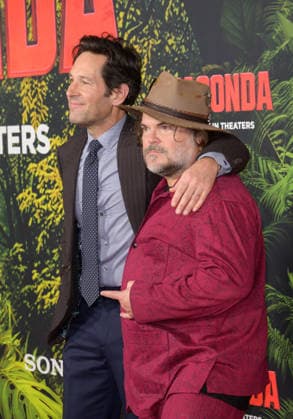 Anaconda Premiere - Los Angeles, USA LOS ANGELES, USA. December 13, 2025: Paul Rudd & Jack Black at the premiere of Anaconda at the United Theatre. Los Angeles CA USA  Copyright: xPaulxSmith Featureflashx