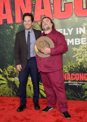 Anaconda Premiere - Los Angeles, USA LOS ANGELES, USA. December 13, 2025: Paul Rudd & Jack Black at the premiere of Anaconda at the United Theatre. Los Angeles CA USA  Copyright: xPaulxSmith Featureflashx