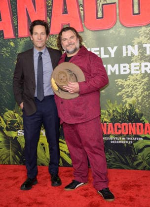 Anaconda Premiere - Los Angeles, USA LOS ANGELES, USA. December 13, 2025: Paul Rudd & Jack Black at the premiere of Anaconda at the United Theatre. Los Angeles CA USA  Copyright: xPaulxSmith Featureflashx