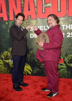 Anaconda Premiere - Los Angeles, USA LOS ANGELES, USA. December 13, 2025: Paul Rudd & Jack Black at the premiere of Anaconda at the United Theatre. Los Angeles CA USA  Copyright: xPaulxSmith Featureflashx