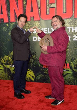 Anaconda Premiere - Los Angeles, USA LOS ANGELES, USA. December 13, 2025: Paul Rudd & Jack Black at the premiere of Anaconda at the United Theatre. Los Angeles CA USA  Copyright: xPaulxSmith Featureflashx