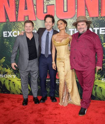 Anaconda Premiere - Los Angeles, USA LOS ANGELES, USA. December 13, 2025: Steve Zahn, Paul Rudd, Thandiwe Newton & Jack Black at the premiere of Anaconda at the United Theatre. Los Angeles CA USA  Copyright: xPaulxSmith Featureflashx