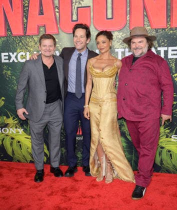 Anaconda Premiere - Los Angeles, USA LOS ANGELES, USA. December 13, 2025: Steve Zahn, Paul Rudd, Thandiwe Newton & Jack Black at the premiere of Anaconda at the United Theatre. Los Angeles CA USA  Copyright: xPaulxSmith Featureflashx