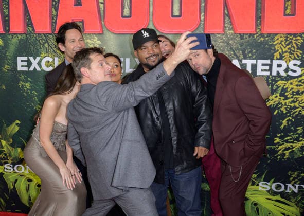 Anaconda Premiere - Los Angeles, USA LOS ANGELES, USA. December 13, 2025: Steve Zahn, Daniela Melchior, Paul Rudd, Thandiwe Newton, Jack Black, Ice Cube & Selton Mello at the premiere of Anaconda at the United Theatre. Los Angeles CA USA  Copyright: xPaulxSmith Featureflashx