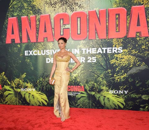 Anaconda Premiere - Los Angeles, USA LOS ANGELES, USA. December 13, 2025: Thandiwe Newton at the premiere of Anaconda at the United Theatre. Los Angeles CA USA  Copyright: xPaulxSmith Featureflashx