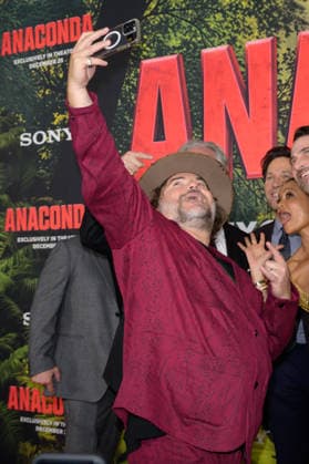 Anaconda Premiere - Los Angeles, USA LOS ANGELES, USA. December 13, 2025: Jack Black, Paul Rudd, Thandiwe Newton & Tom Gormican at the premiere of Anaconda at the United Theatre. Los Angeles CA USA  Copyright: xPaulxSmith Featureflashx