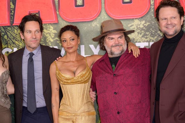 Anaconda Premiere - Los Angeles, USA LOS ANGELES, USA. December 13, 2025: Paul Rudd, Thandiwe Newton, Jack Black & Selton Mello at the premiere of Anaconda at the United Theatre. Los Angeles CA USA  Copyright: xPaulxSmith Featureflashx